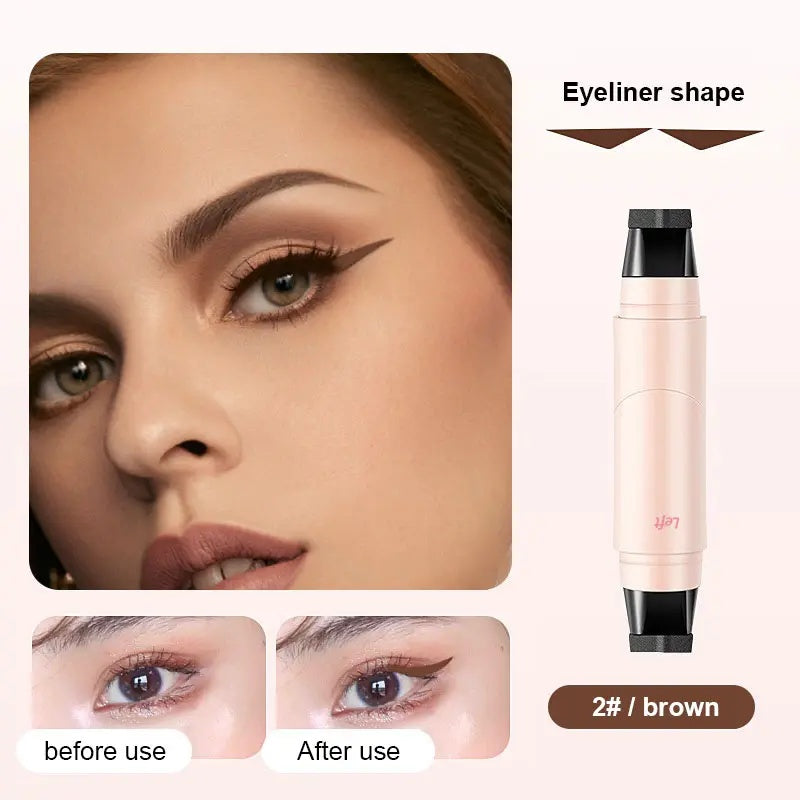 💖2-in-1 Eyeliner Stamp Pen – Easy Cat Eye Makeup ✨