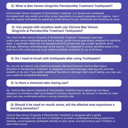 🦷Whimsyandjoy Bee Venom Gingivitis & Periodontitis Treatment Toothpaste