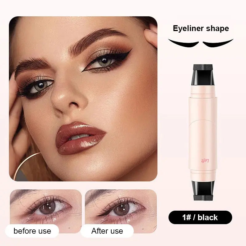 💖2-in-1 Eyeliner Stamp Pen – Easy Cat Eye Makeup ✨