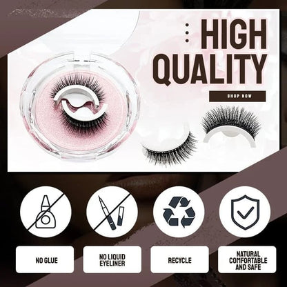 🔥LAST DAY - BUY 1 GET 2 FREE GIFT🔥🎉Reusable Adhesive Eyelashes