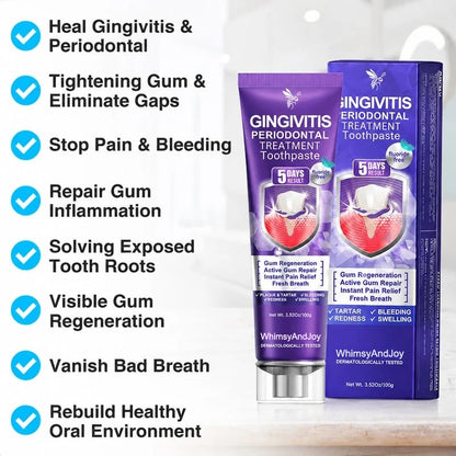 🦷Whimsyandjoy Bee Venom Gingivitis & Periodontitis Treatment Toothpaste