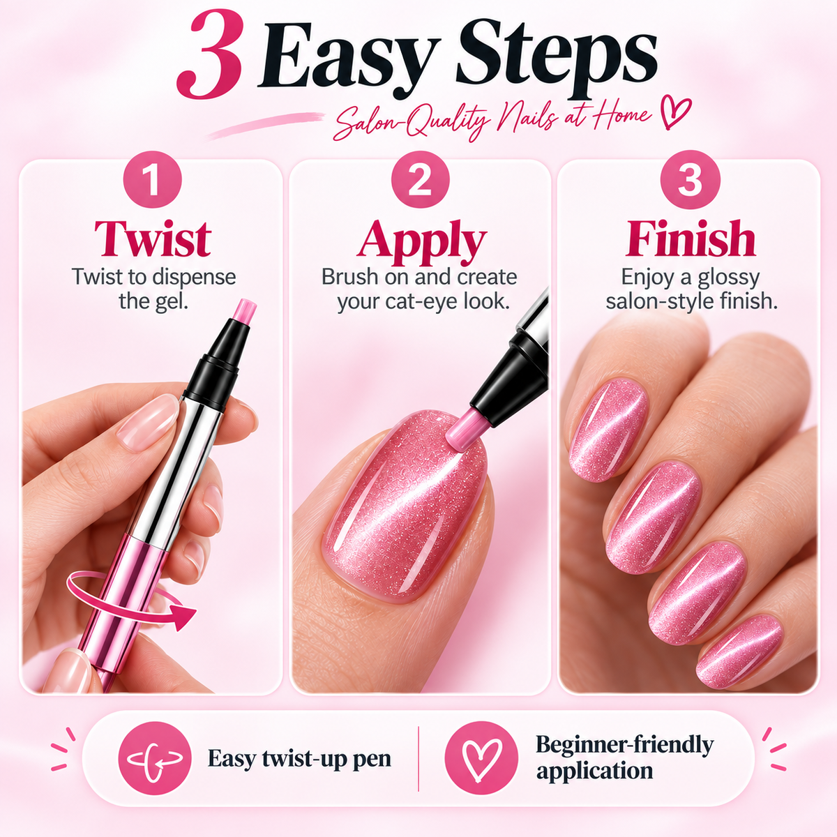 LAST DAY - BUY 1 GET 1 FREE✨ Cat-Eye Gel Pen💅