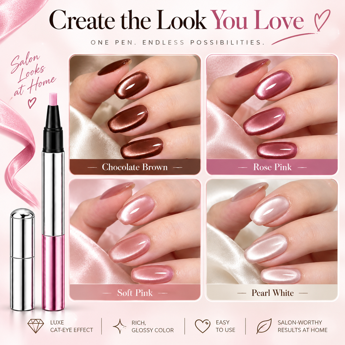 LAST DAY - BUY 1 GET 1 FREE✨ Cat-Eye Gel Pen💅