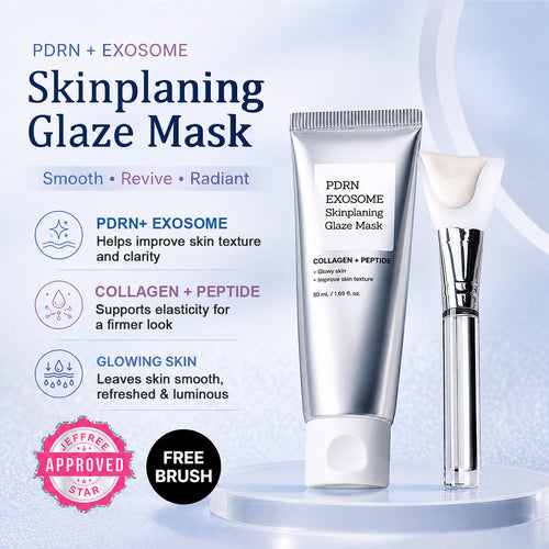 PDRN-Exosome Skinplaning Glaze Mask  with Silicone Brush✨