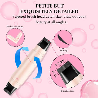 💖2-in-1 Eyeliner Stamp Pen – Easy Cat Eye Makeup ✨