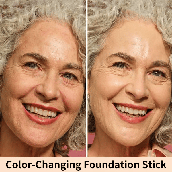 🏆Flash Sale⚡ 50K+ SOLD! Almost Gone-💥🏆#1 Best Seller ⏰💕🌟Cream Stick V White Korean Color-Changing Foundation Stick with Volufiline