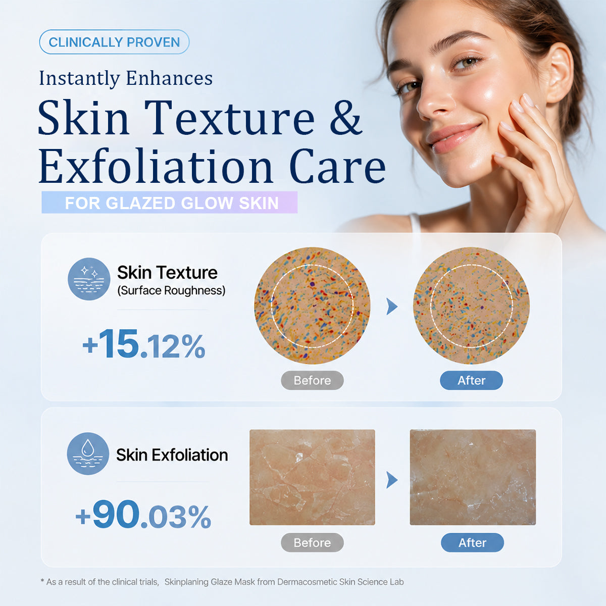 PDRN-Exosome Skinplaning Glaze Mask  with Silicone Brush✨